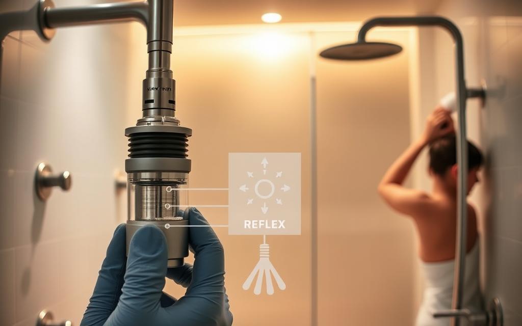 Moen Reflex maintenance for shower comfort