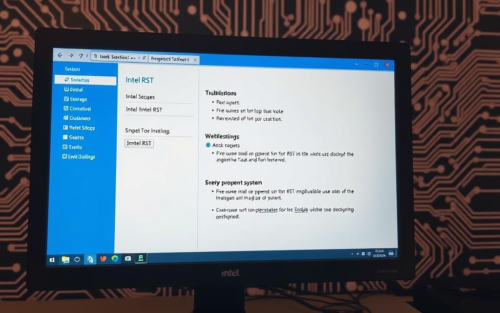 troubleshooting Intel RST disablement